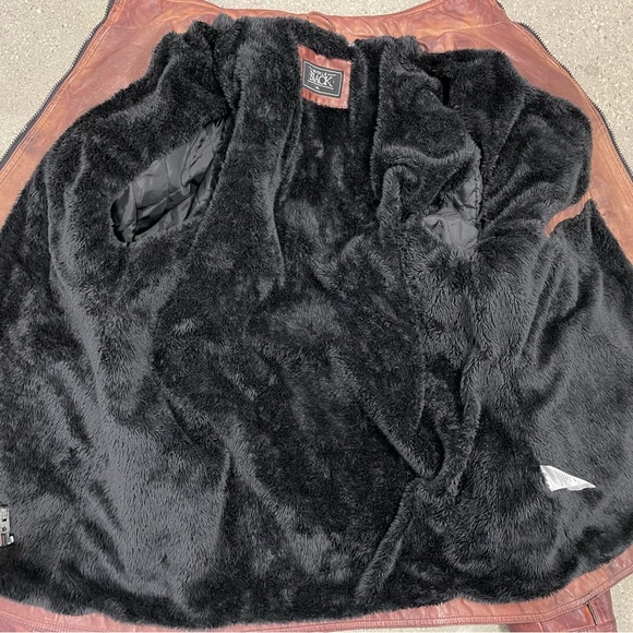 Buckle “Black” Exclusive Distressed Faux Leather Moto Jacket size XL - Picture 10 of 11